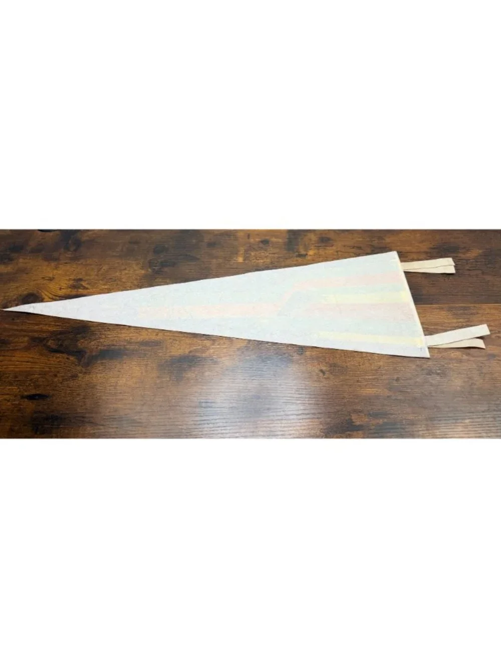 Vintage Hollywood Park Felt Pennant With Rainbow Horse Racing Design